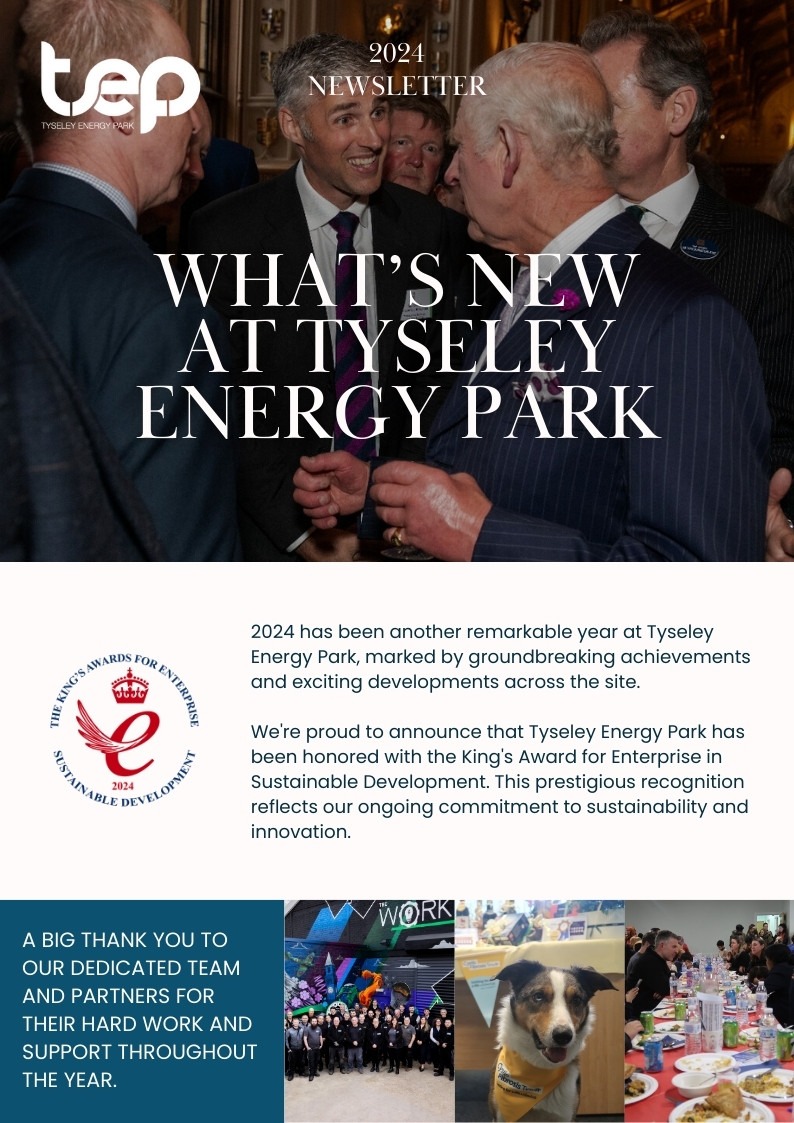 Tyseley Energy Park Newsletter 