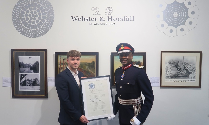 Lord-Lieutenant Presents Tyseley Energy Park with King’s Award for Sustainable Development