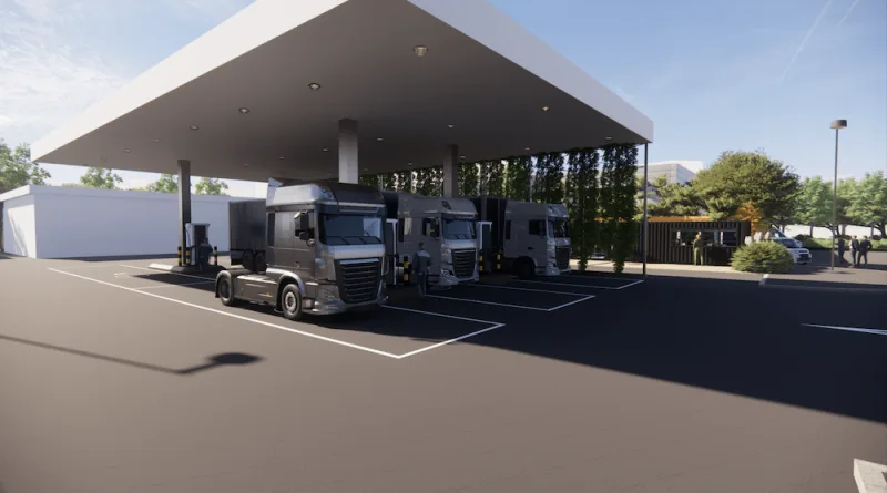 SSE Energy Solutions to build first electric HGV charging hub at TEP